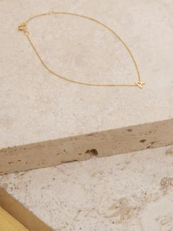 IBB Initial Letter Chain Bracelet - view 2, Gold A