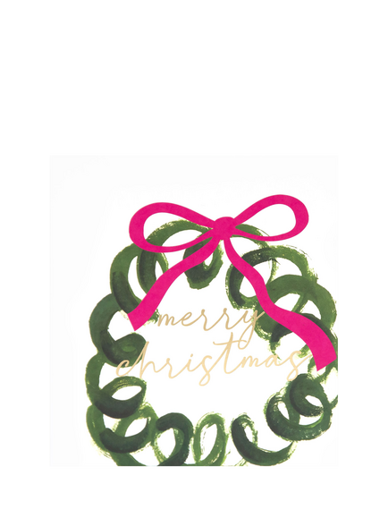 Caroline Gardner Wreath and Dove Christmas Cards, Pack of 8 - view 2, Multi
