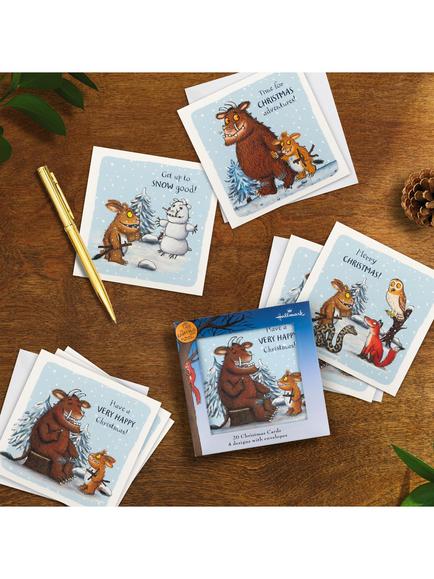 Hallmark Gruffalo Christmas Cards, Pack of 20 - view 2, Multi