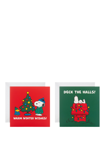 Hallmark Snoopy Christmas Cards, Pack of 10, Multi