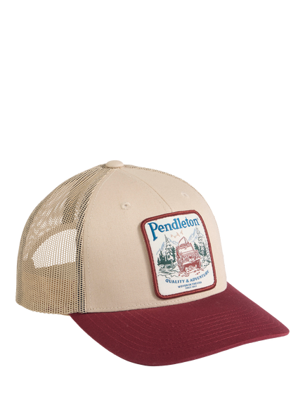 Pendleton Cotton Graphic Trucker Cap, Quality & Adventure, Quality & Adventure