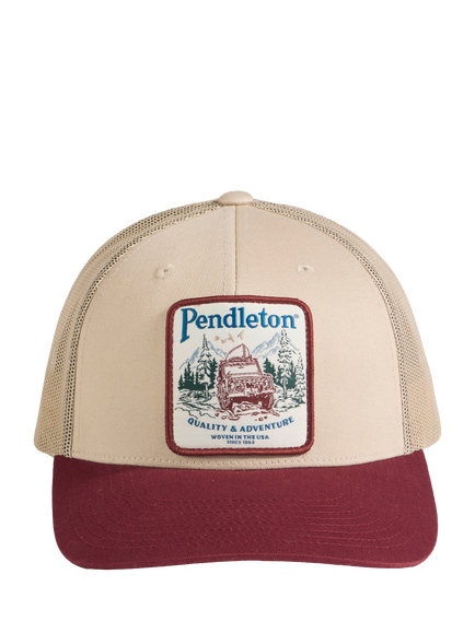 Pendleton Cotton Graphic Trucker Cap, Quality & Adventure - view 2, Quality & Adventure