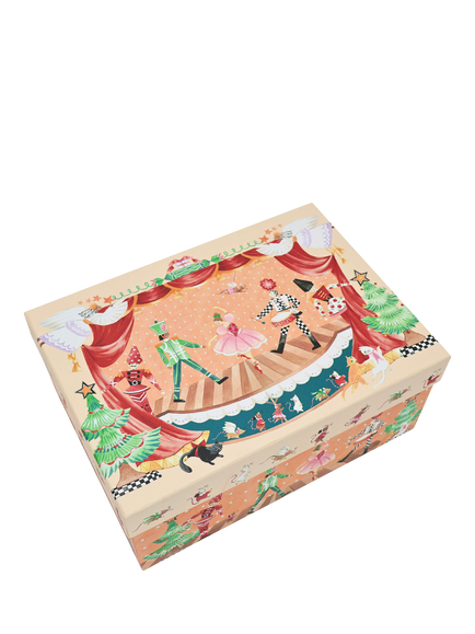 Cath Kidston Nutcracker Festive Gift Box, Multi, Large - view 2, Multi