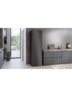 Siemens KG39NVXBG Freestanding 70/30 Fridge Freezer, Black Steel - view 2, Black Steel