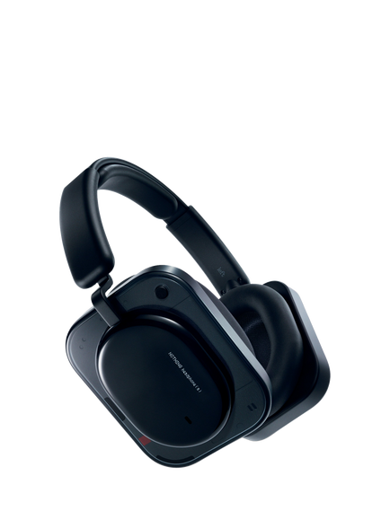 Nothing Headphone (a) Wireless Bluetooth Active Noise Cancelling Over-Ear Headphones with Mic/Remote, Black