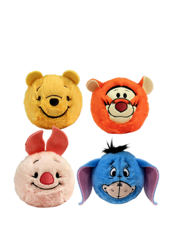 Winnie the Pooh Disney Bouncer Plush Soft Toys, Set of 4, Multi