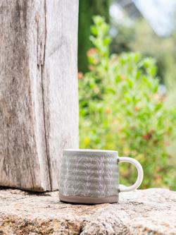 PurerHome x Eden Project Rosemary Stoneware Mug, 250ml, Green - view 2, Green