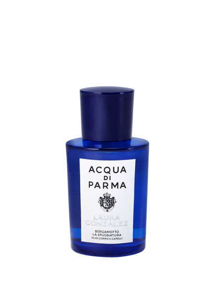 Acqua di Parma x Laura Gonzalez Limited Edition Bergamotto La Spugnatura Hair and Body Oil, 50ml, 
