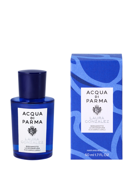 Acqua di Parma x Laura Gonzalez Limited Edition Bergamotto La Spugnatura Hair and Body Oil, 50ml - view 2, 