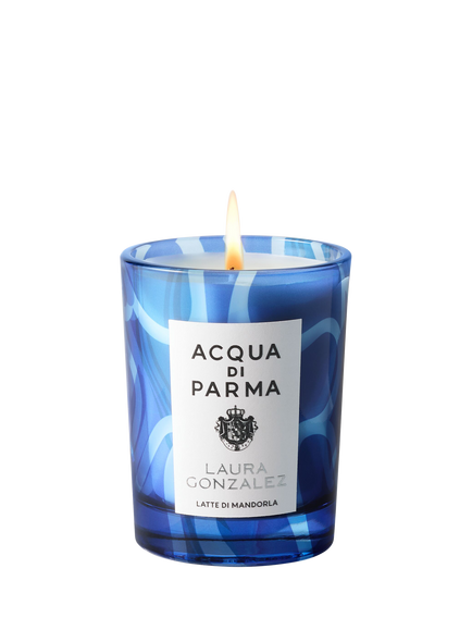Acqua di Parma x Laura Gonzalez Limited Edition Latte di Mandorla Scented Candle, 200g, 