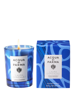 Acqua di Parma x Laura Gonzalez Limited Edition Latte di Mandorla Scented Candle, 200g - view 2, 