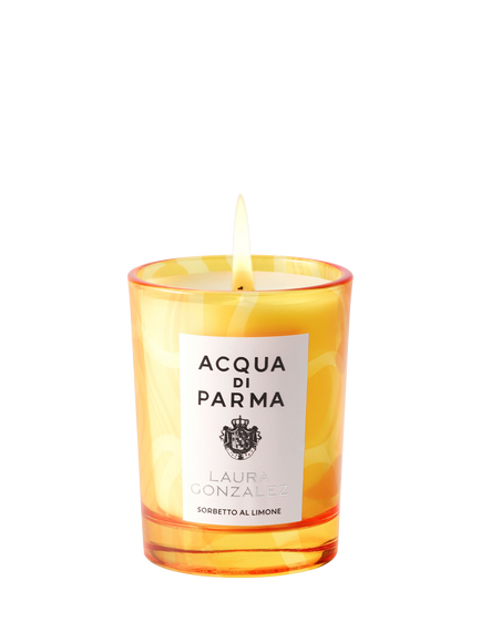Acqua di Parma x Laura Gonzalez Limited Edition Sorbetto al Limone Scented Candle, 200g, 