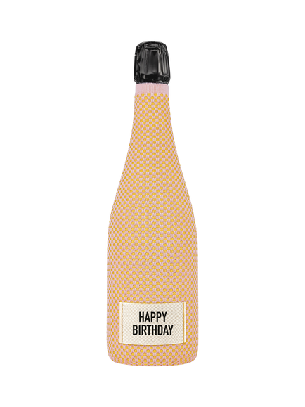 Veuve Clicquot Brute Rose Champagne with Happy Birthday Sleeve, 75cl, Multi