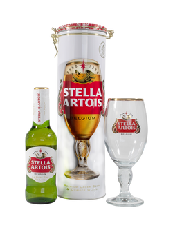 Stella Artois Large Beer and Chalice Glass Gift Tin - view 2, Multi