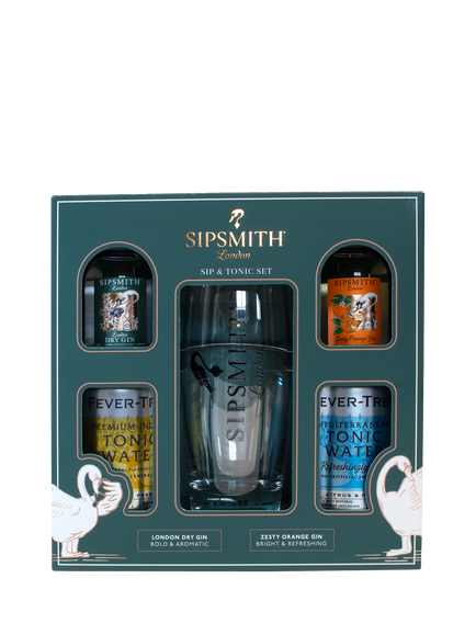 Sipsmith Sip Gin and Tonic Gift Set, Multi