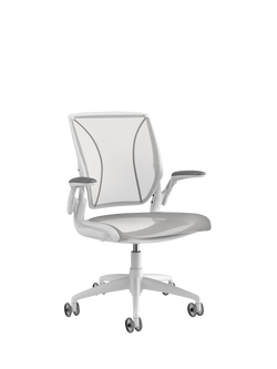 Humanscale OUTLET Diffrient World Mesh Task Chair, White/White, White