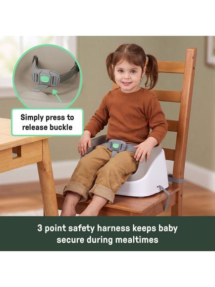 Ingenuity SmartClean Toddler Booster Seat, Cashmere - view 2, Cashmere