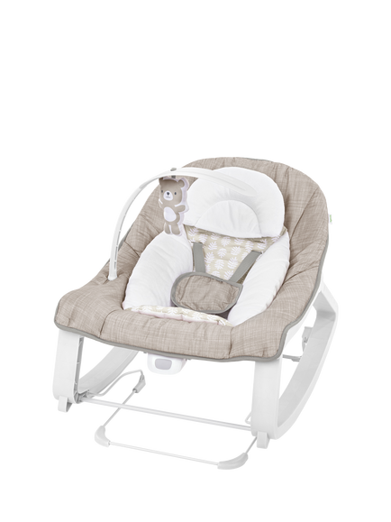 Ingenuity Cosy Keep Cozy 3-in-1 Grow With Me Baby Bouncer, Linden, Linden