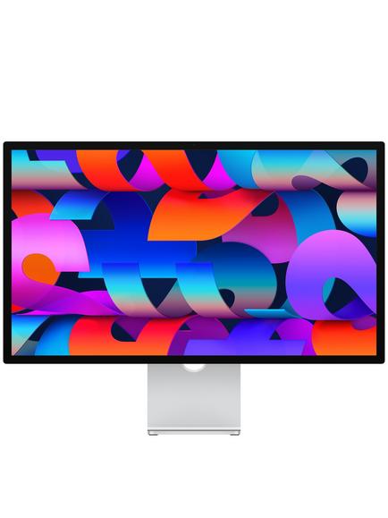2026 Apple Studio Display with Tilt & Height Adjustable Stand, Nano-texture Glass, 27" 5K Retina Display, Silver, Silver