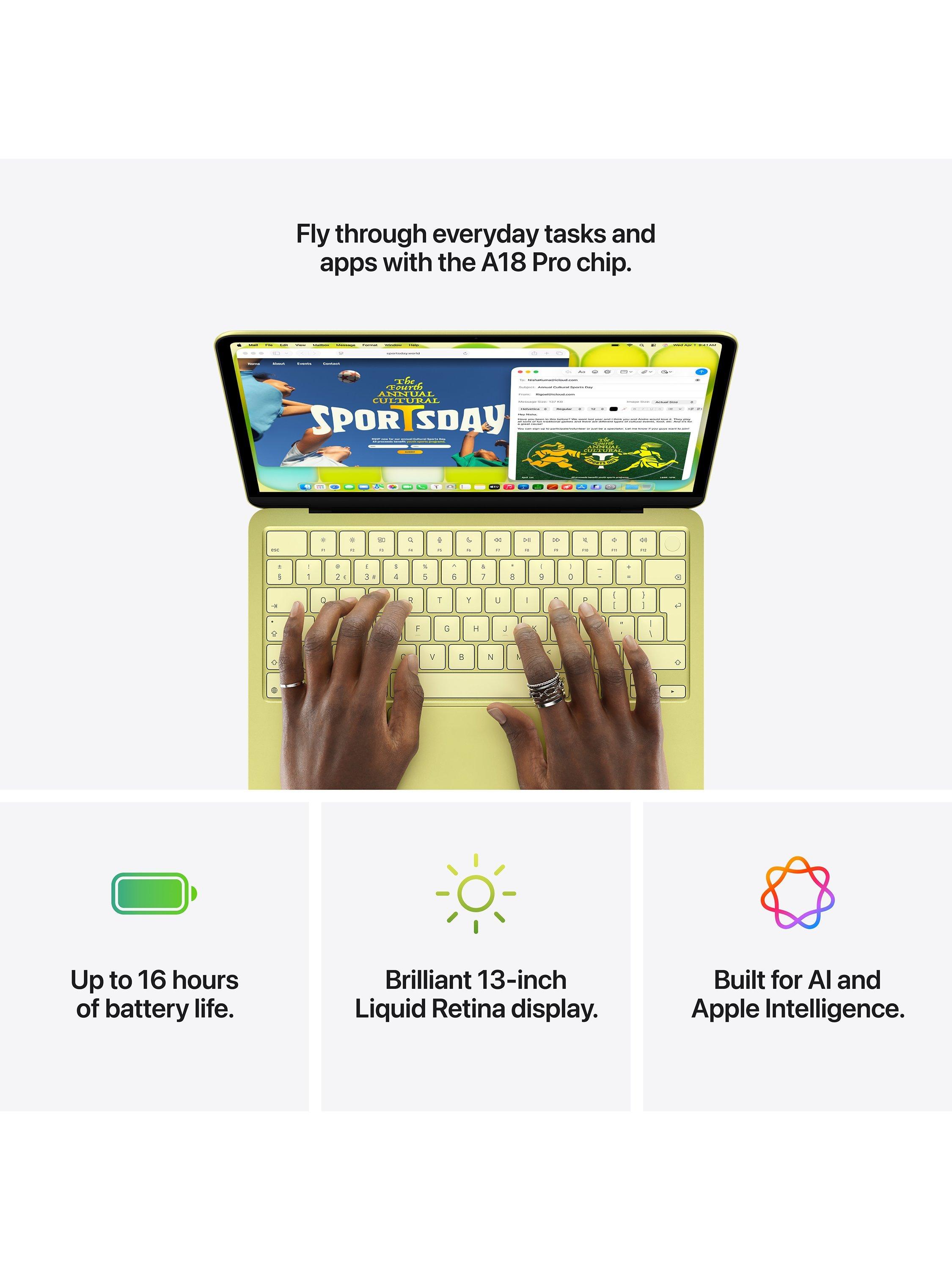 Apple MacBook Neo, 13”, with Touch ID, A18 Pro Processor, 8GB RAM