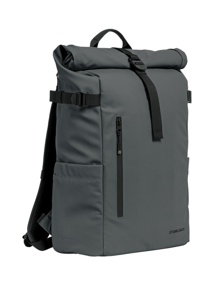 Stubble & Co The Roll Top Backpack, 20L, Graphite