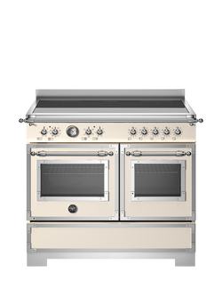Bertazzoni Heritage Series 100cm Electric Range Cooker with Induction Hob, Ivory