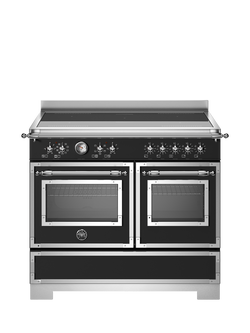 Bertazzoni Heritage Series 100cm Electric Range Cooker with Induction Hob, Black