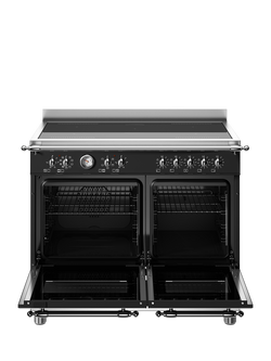 Bertazzoni Heritage Series 100cm Electric Range Cooker with Induction Hob - view 2, Black