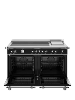 Bertazzoni Heritage Series 120cm Electric Range Cooker with Induction Hob - view 2, Matt Black
