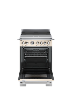 Bertazzoni Heritage Series 60cm Electric Range Cooker with Induction Hob - view 2, Ivory