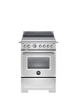 Bertazzoni Heritage Series 60cm Electric Range Cooker with Induction Hob, Stianless Steel