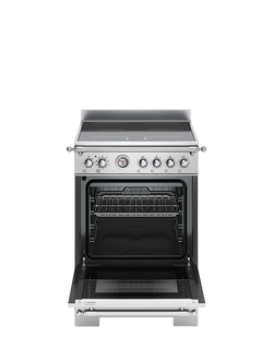 Bertazzoni Heritage Series 60cm Electric Range Cooker with Induction Hob - view 2, Stianless Steel