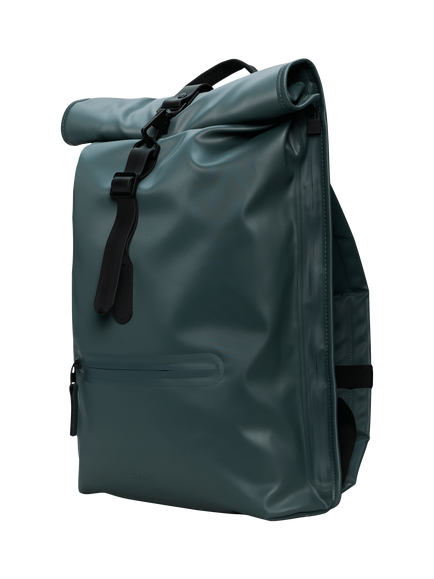 Rains Roll-Top Rucksack Backpack, 175 Mystique - view 2, 175 Mystique