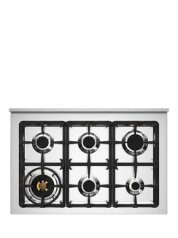 Bertazzoni Heritage Series 90cm Dual Fuel Range Cooker with Gas Hob - view 2, Matt Black