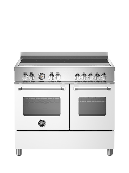 Bertazzoni Master Series 100cm Electric Range Cooker with Induction Hob, Matt White