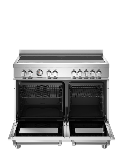 Bertazzoni Master Series 100cm Electric Range Cooker with Induction Hob - view 2, Matt White