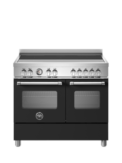 Bertazzoni Master Series 100cm Electric Range Cooker with Induction Hob, Matt Black