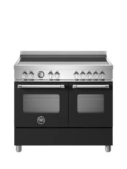Bertazzoni Master Series 100cm Electric Range Cooker with Induction Hob, Matt Black