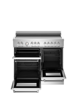 Bertazzoni Master Series 100cm Electric Range Cooker with Induction Hob - view 2, Matt White