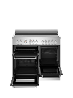 Bertazzoni Master Series 100cm Electric Range Cooker with Induction Hob - view 2, Mayy Black