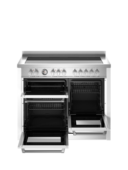 Bertazzoni Master Series 110cm Electric Range Cooker with Induction Hob - view 2, Matt White