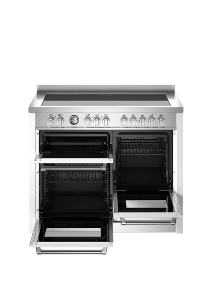 Bertazzoni Master Series 110cm Electric Range Cooker with Induction Hob - view 2, Matt White