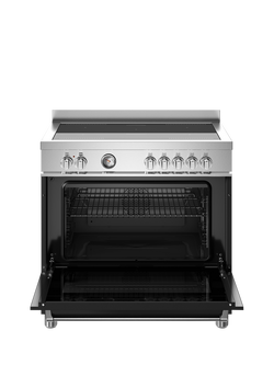 Bertazzoni Master Series 90cm Electric Range Cooker with Induction Hob - view 2, Black