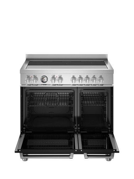 Bertazzoni Master Series 90cm Electric Range Cooker with Induction Hob - view 2, Black