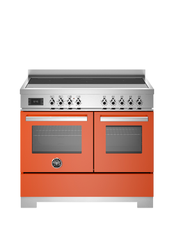 Bertazzoni Professional Series 100cm Electric Range Cooker with Induction Hob, Orange