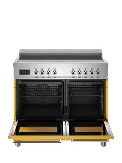 Bertazzoni Professional Series 100cm Electric Range Cooker with Induction Hob - view 2, Yellow