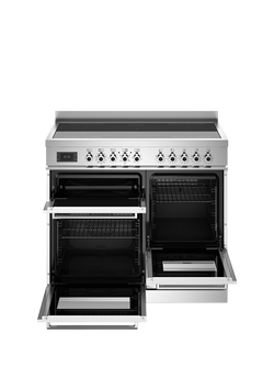 Bertazzoni Professional Series 100cm Electric Range Cooker with Induction Hob - view 2, White