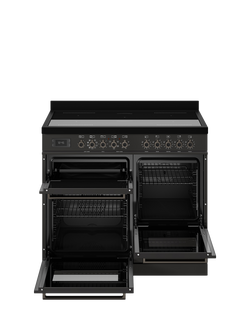 Bertazzoni Professional Series 100cm Electric Range Cooker with Induction Hob - view 2, Carbonio