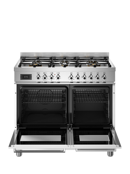 Bertazzoni Professional Series 100cm Dual Fuel Range Cooker with Gas Hob - view 2, White