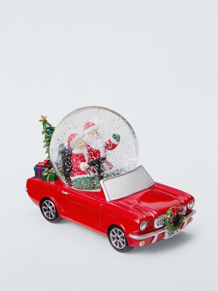 John Lewis Mr and Mrs Claus Snowglobe, Multi - view 2, Multi